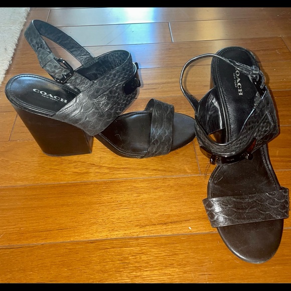 Coach Leather Sling Back - Picture 3 of 7